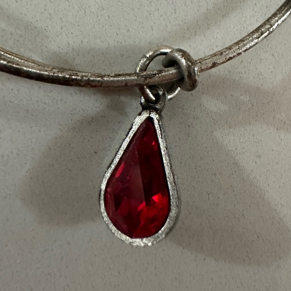 Alex and Ani Ruby Birthstone Energy Collection Bracelet